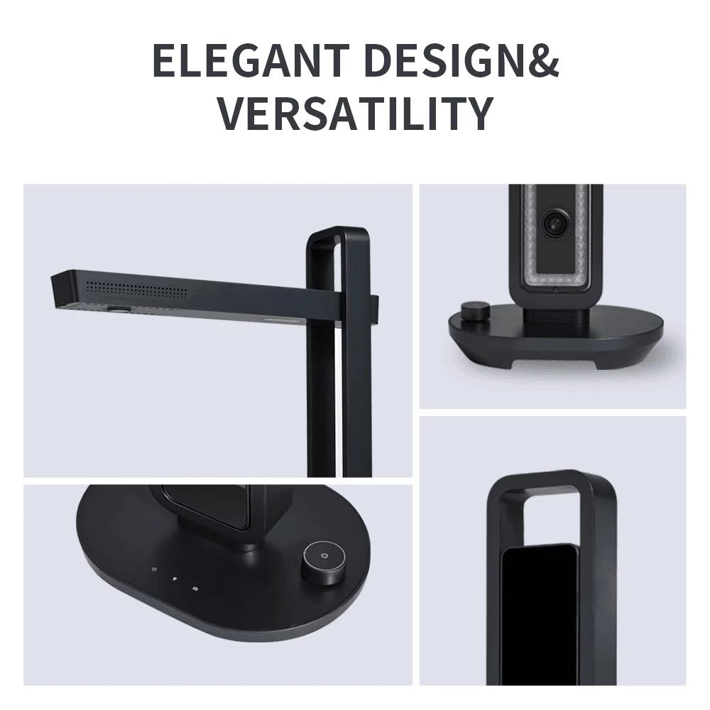 CZUR Aura | 14MP Book & Document Scanner | A3 Scanning | 2-Second Dual-Page Scan | Curve Flattening | 2" TFT Preview Screen | ABBYY OCR (180+ Languages) | Smart Lamp