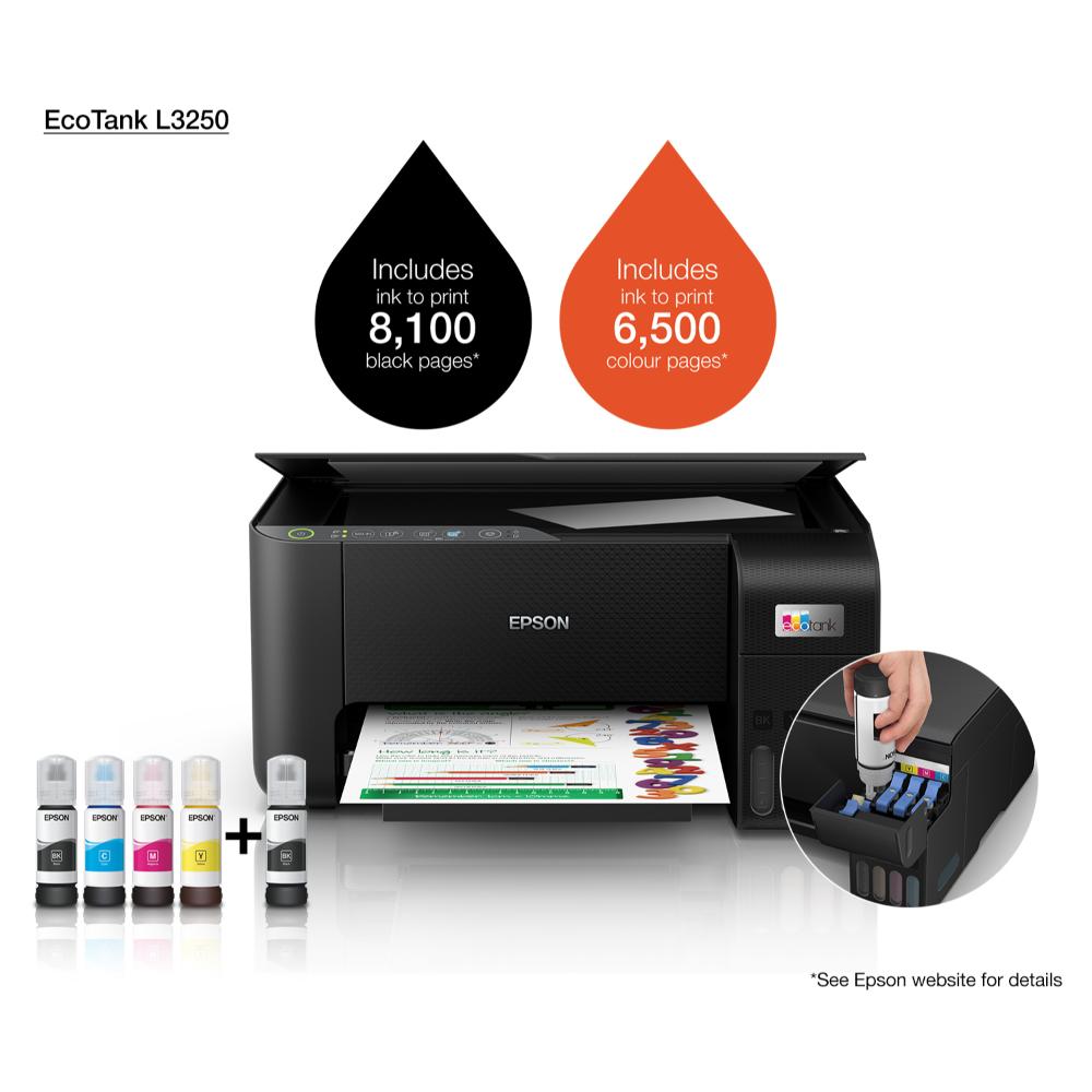 Epson EcoTank L3250 | A4 Wi-Fi All-in-One Ink Tank Printer