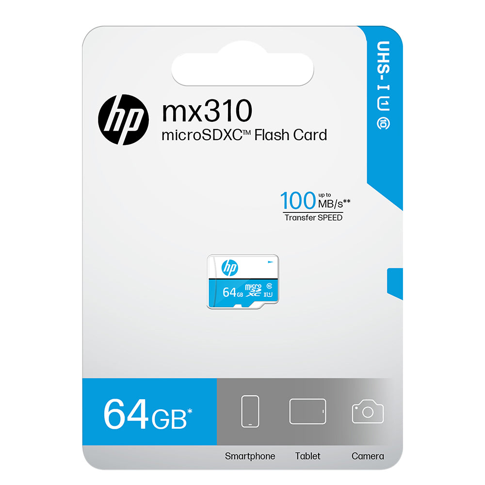 HP MX310 U1 High Speed microSD Card 32GB - 128GB