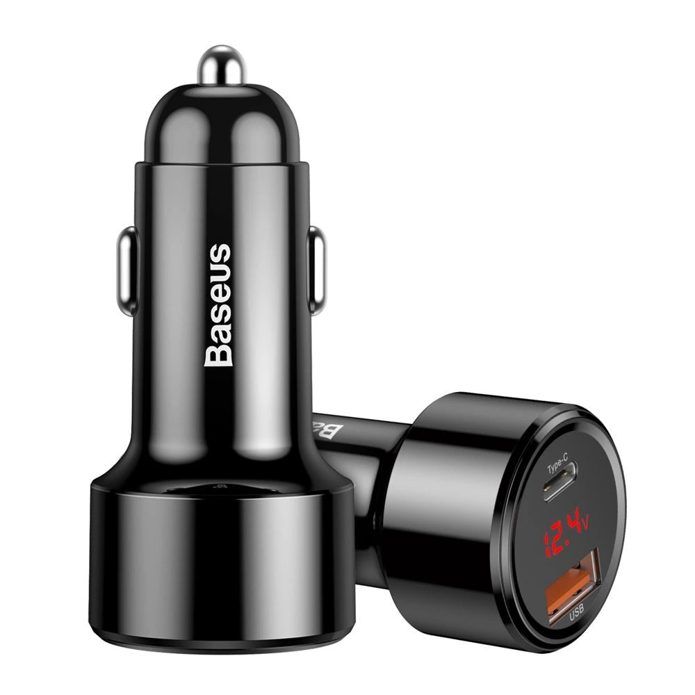BASEUS CCMLC20C‑01 45W Car Charger | Premium Dual‑Port Fast Charger