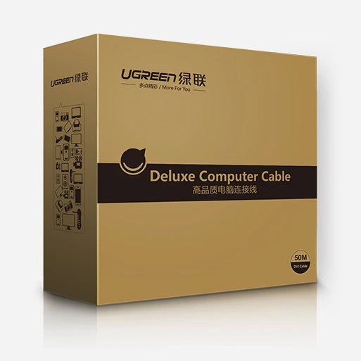 UGREEN | HDMI 2.0 Cable | 4K@60Hz | Copper Core | High-Speed Transmission | 25M (10113) / 30M (10114) | Black | Gold-Plated Connectors | For HDTV, Projector, Monitor, PS4, PS5, Xbox, Laptop