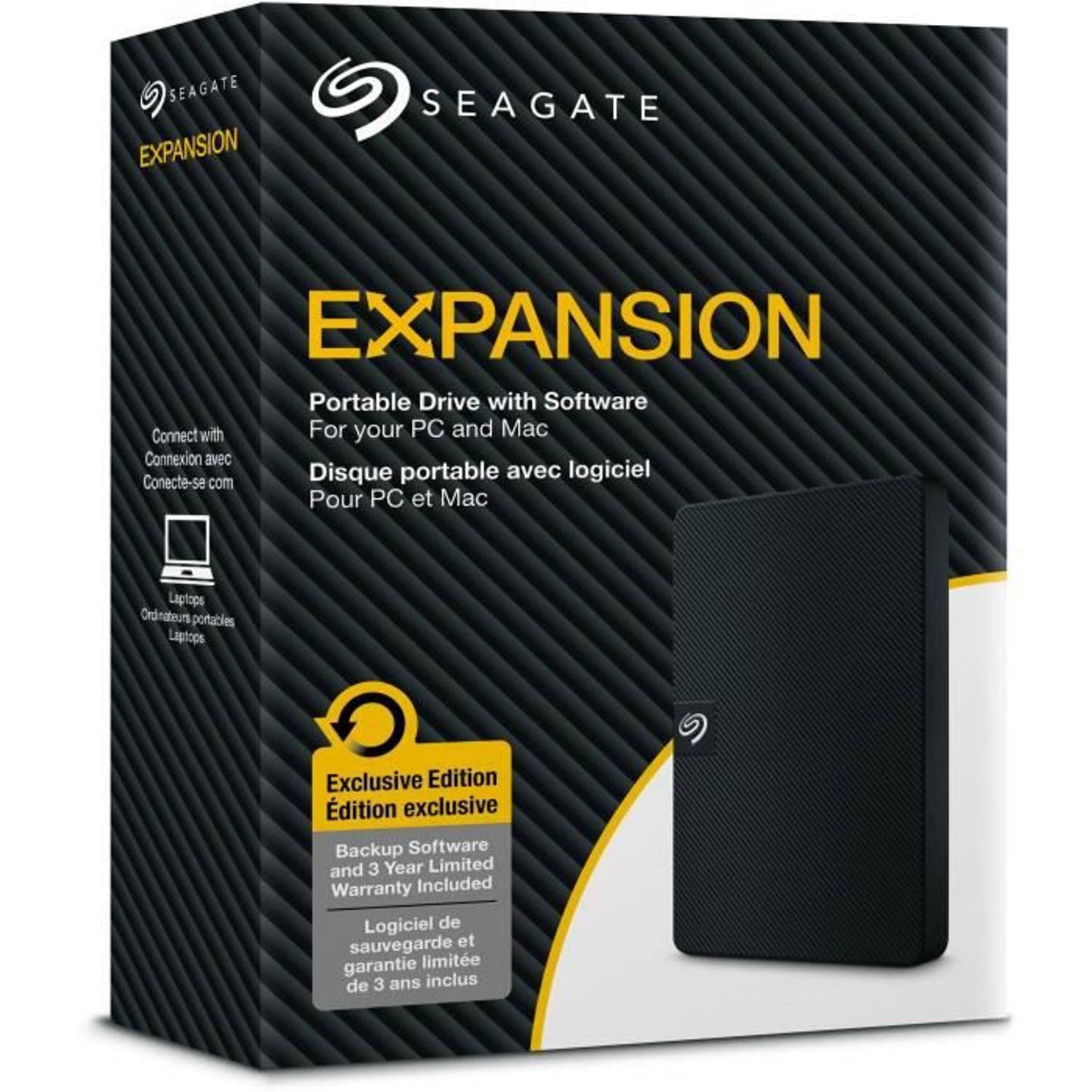 Seagate Expansion Portable Hard Drive | High-Capacity, Fast & Reliable Storage | 1TB - 4TB