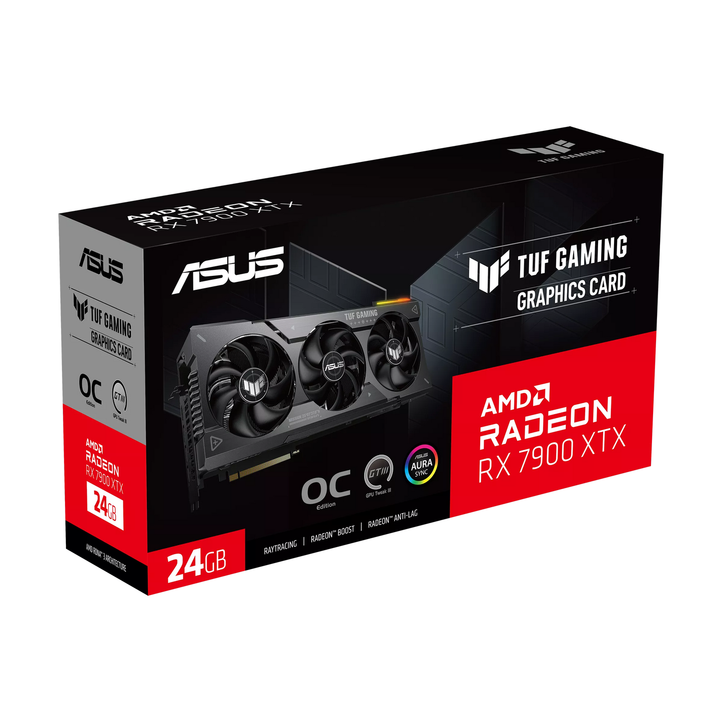 ASUS TUF Gaming Radeon RX 7900 XTX OC Edition | 24GB GDDR6 | PCIe 4.0 | HDMI 2.1 & DisplayPort 2.1