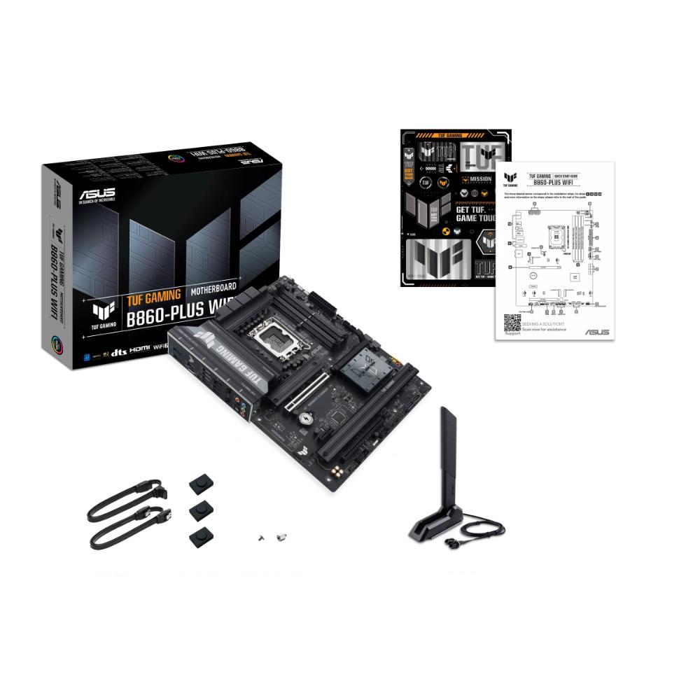 ASUS TUF GAMING B860-PLUS WIFI | Intel B860 ATX Motherboard | LGA1851 | DDR5 | Wi-Fi 7 | PCIe 5.0 | 3x M.2