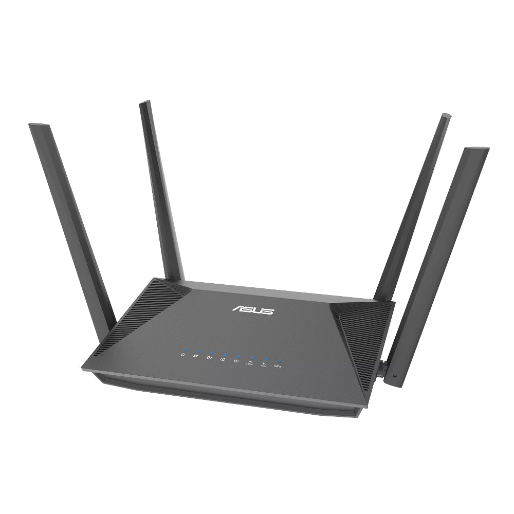 ASUS RT-AX52 AX1800 Dual-Band WiFi 6 Router | 1800Mbps | 1201Mbps 5GHz | 574Mbps 2.4GHz | AiMesh | VPN | Instant Guard | Parental Control