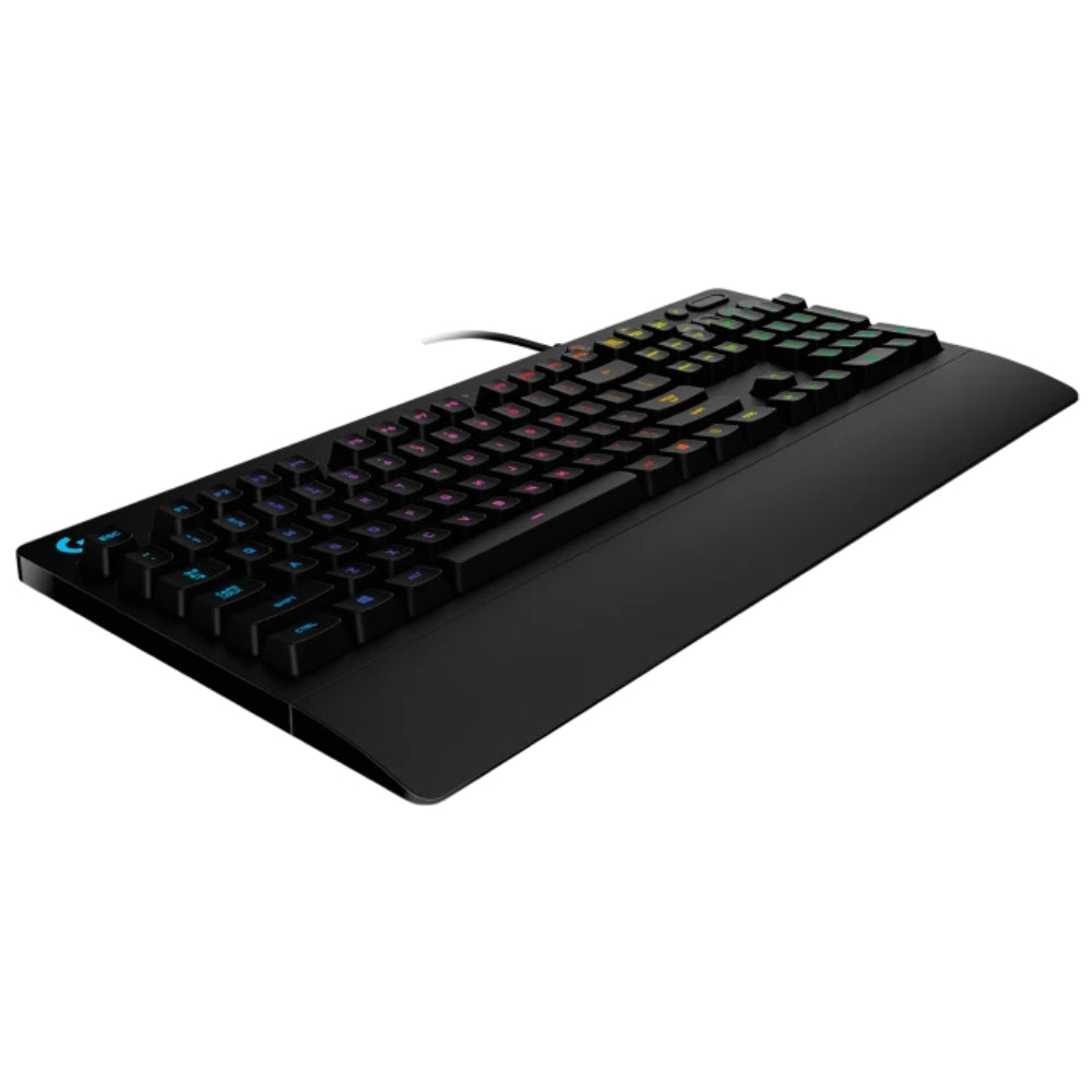 Logitech G213 Prodigy RGB Gaming Keyboard | 5-Zone RGB Lighting | Spill-Resistant Design | Dedicated Media Controls | Anti-Ghosting | USB Wired