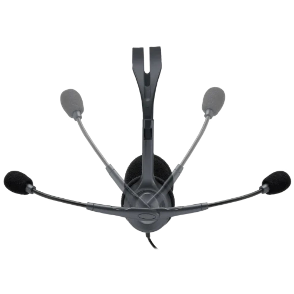 Logitech H111 Stereo Headset | Clear Audio for Work and Communication | Noise-Cancelling Mic | 3.5mm Connectivity | Lightweight Design