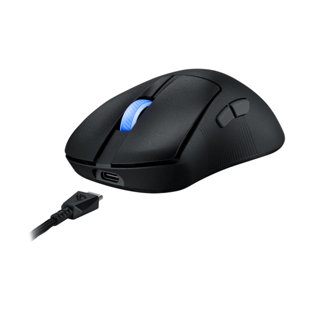 ASUS ROG Keris II Ace Wireless Gaming Mouse | 42,000 DPI AimPoint Pro Sensor | 54g Ultralight | 8,000 Hz Polling | Tri-Mode Connectivity | SpeedNova Wireless | Track-on-Glass | NVIDIA Reflex Certified