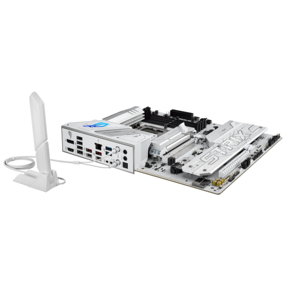 ASUS ROG STRIX B860-A GAMING WIFI | Intel® B860 ATX Motherboard | LGA 1851 | DDR5 Support | PCIe 5.0 | USB4 | Wi-Fi 7 | White-Themed Powerhouse