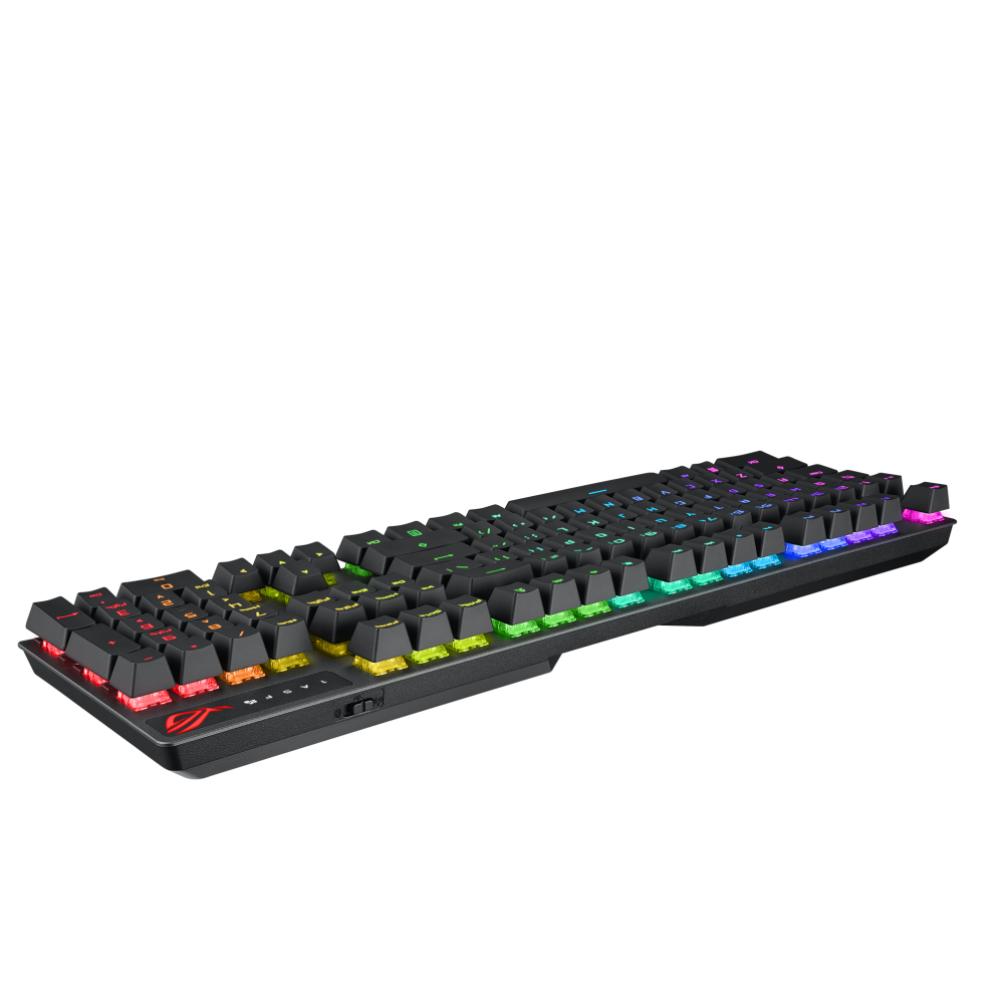 ASUS XA09 ROG Strix Scope NX RGB Wireless Deluxe | Tri-Mode | Mechanical Gaming Keyboard with Wrist Rest | XA09