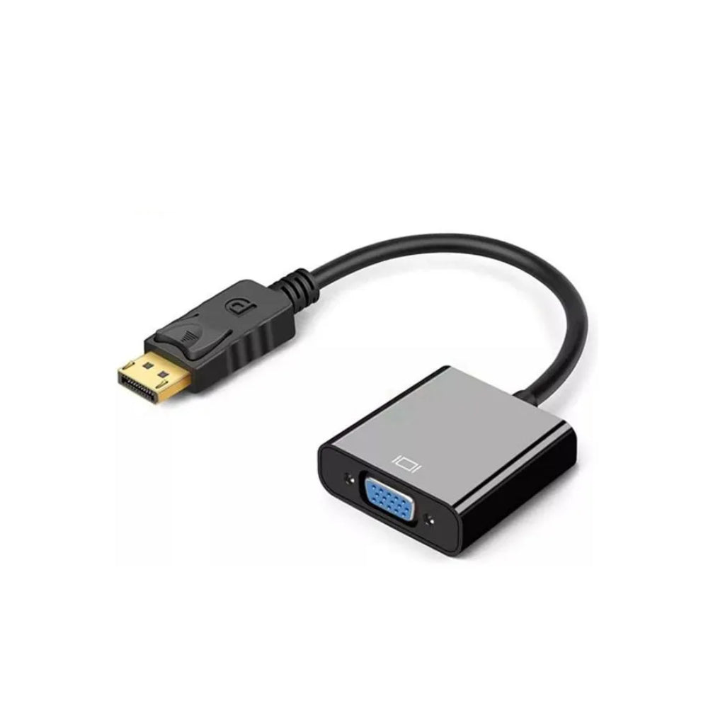 Onten OTN-5118 | DisplayPort to VGA Adapter | 1080p@60Hz | Gold-Plated Connectors | Built-in IC Chip | Plug & Play | For Desktop PCs, Laptops, Graphic Cards, Projectors, Monitors