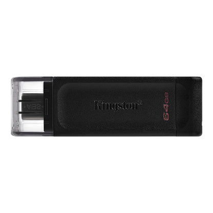 ذاكرة فلاش USB-C DataTraveler 70 من KINGSTON بسعة 32 جيجابايت - 64 جيجابايت