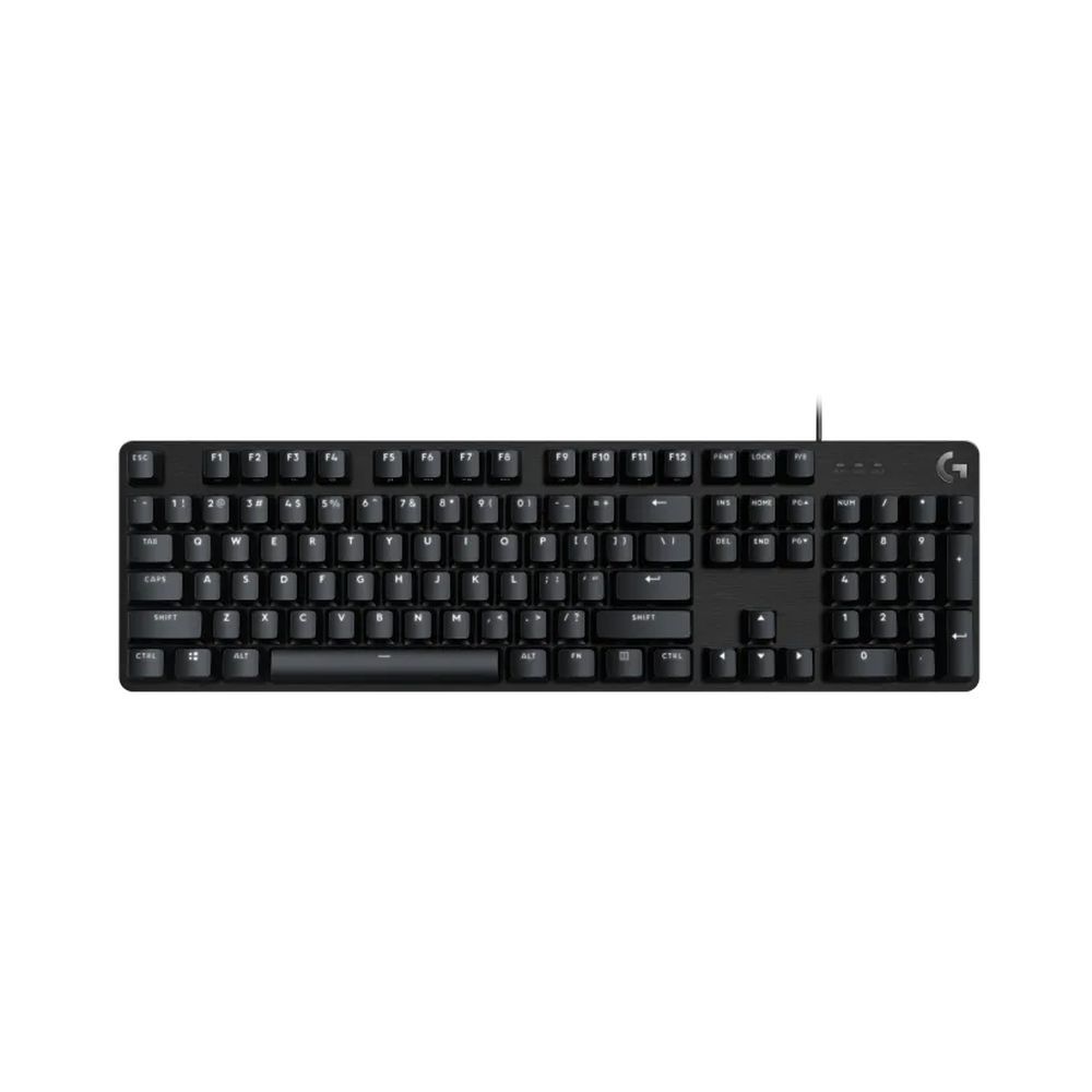 Logitech G413 SE Wired Gaming Keyboard | Tactile Mechanical Switches | PBT Keycaps | 6-Key Rollover Anti-Ghosting | White LED Backlighting | Full-Size Layout | USB