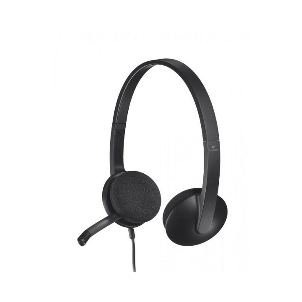 Logitech H340 USB Computer Headset | Clear Digital Audio | Noise-Cancelling Mic | Lightweight Design | Plug-and-Play USB | Comfortable Fit