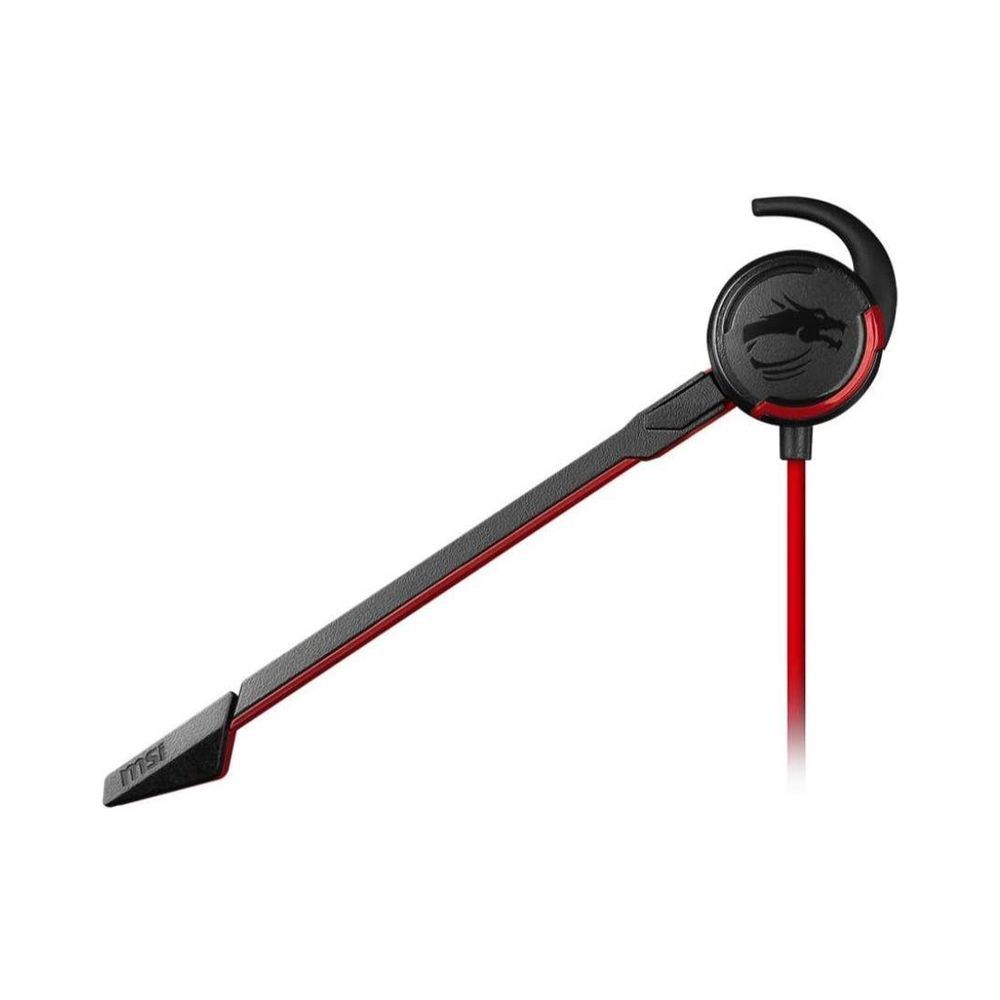 MSI Immerse GH10 Gaming Headset | Lightweight, High-Quality Audio, Omnidirectional Mic