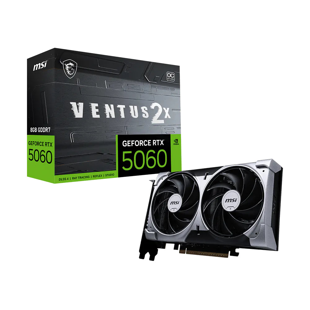 MSI GeForce RTX™ 5060 8G VENTUS 2X OC WHITE | Graphics Card