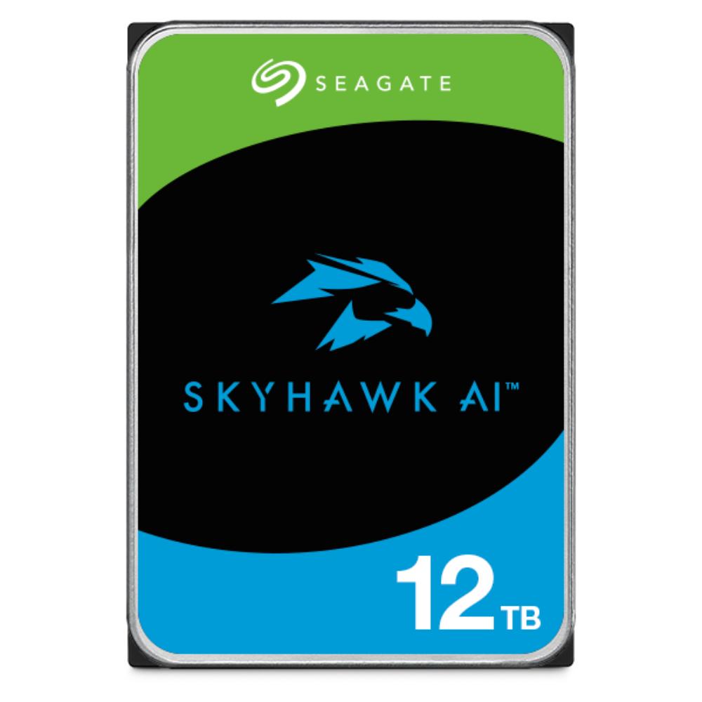 Seagate SkyHawk AI Surveillance Hard Drive | 8TB–24TB | AI Video Analytics, 64 Cameras + 32 AI Streams, 550TB/Year