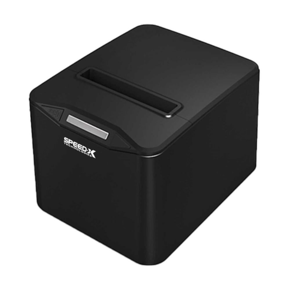 Speed-X SP-200U | 80mm Thermal Receipt Printer | USB Interface | 220mm/s High-Speed Printing | Auto Cutter (Black & Grey)