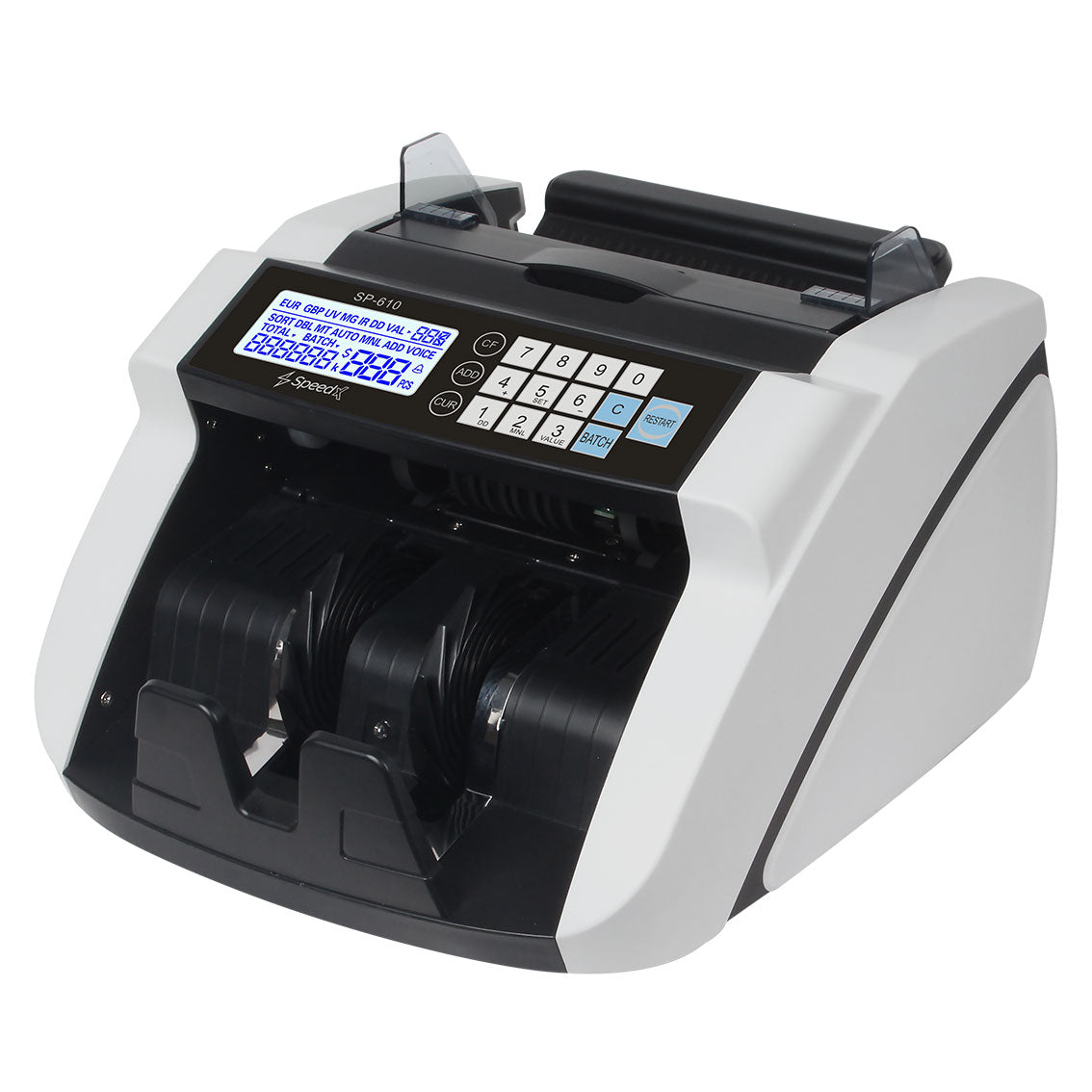 Speed-X SP-610 | Advanced Cash Counter Machine with Fake Note Detection