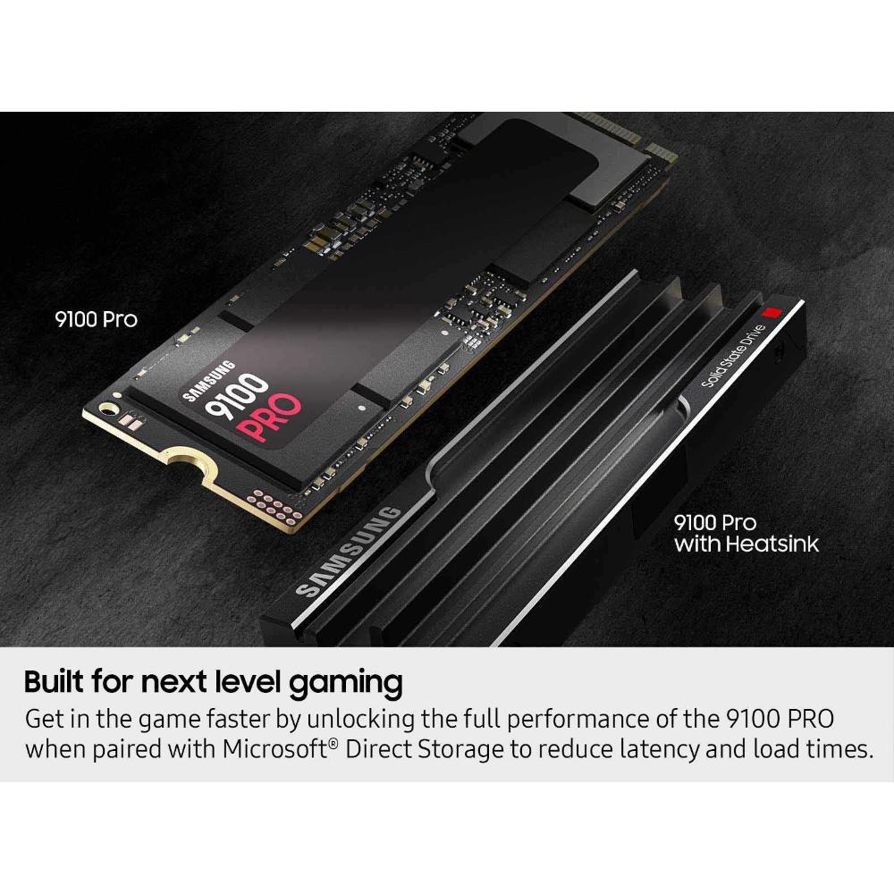 Samsung 9100 PRO PCIe 5.0 NVMe M.2 SSD | Up to 14,800MB/s Read | 13,400MB/s Write | Gen5 AI Performance SSD | 1TB / 2TB / 4TB / 8TB
