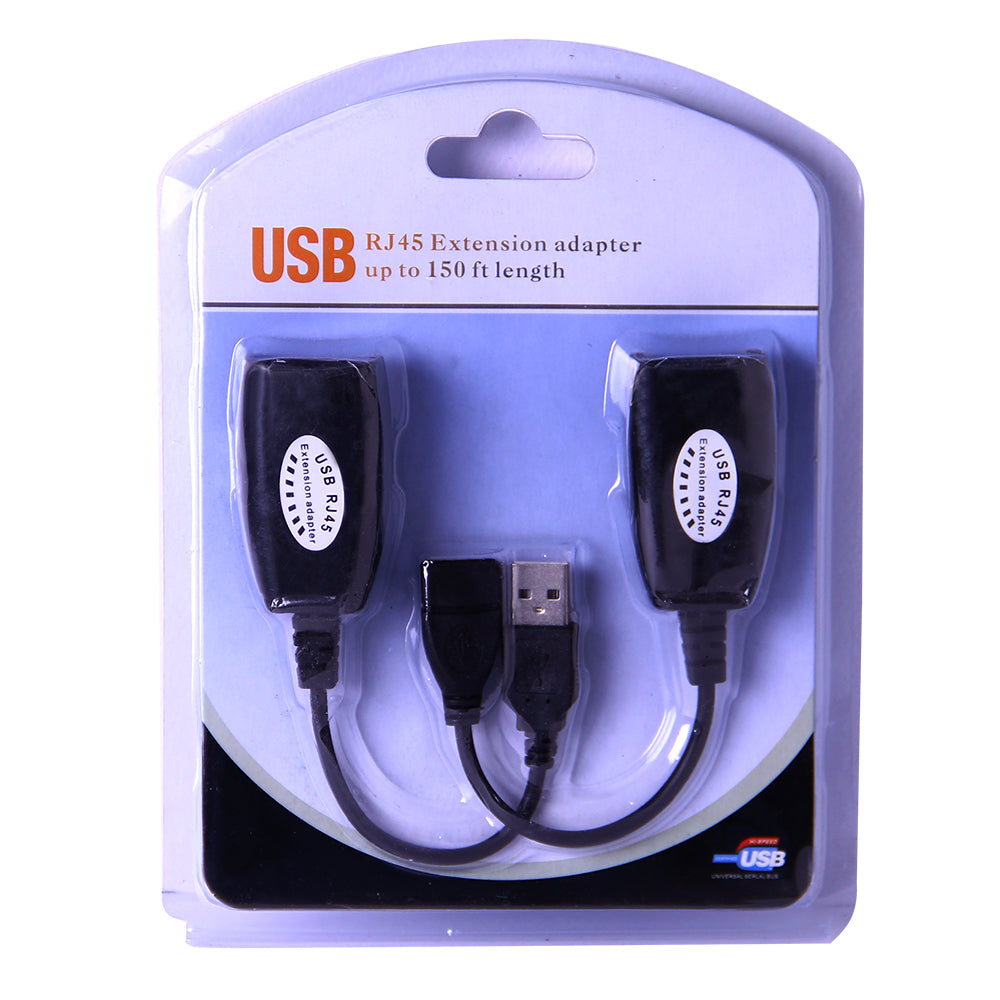 USB Range Extender 150ft | USB Over CAT5/5e/6 Extension Adapter