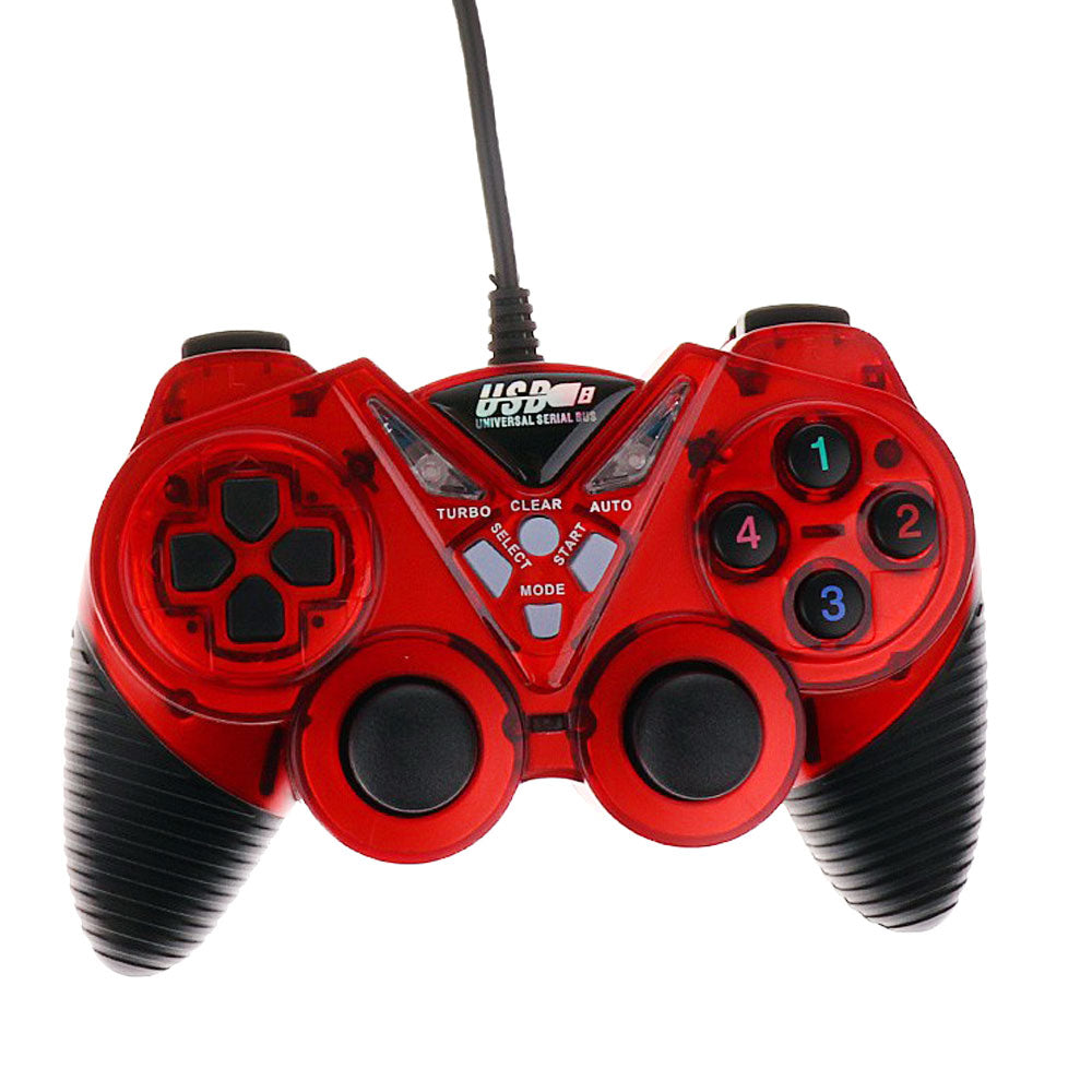 L2000 Double Shock USB Game Controller | Wired USB Gamepad for PC & Laptop