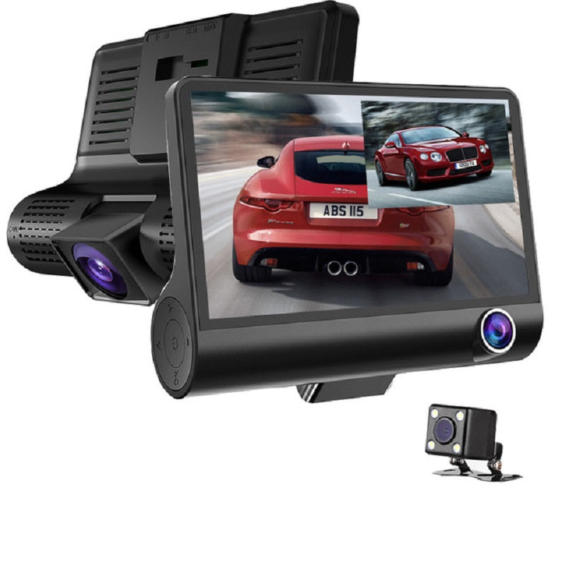 WDR Dashcam 3 Camera Lens Video Car DVR | Full HD 1080P Overview
