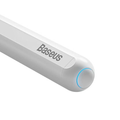 Baseus Smooth Writing 2 Series | Active Stylus Pen | Dual Charging (Wireless + Cabled) | Palm Rejection | Tilt Sensitivity | Ultra-Low Latency | LED Indicator | White | For iPads, Tablets, Smartphones