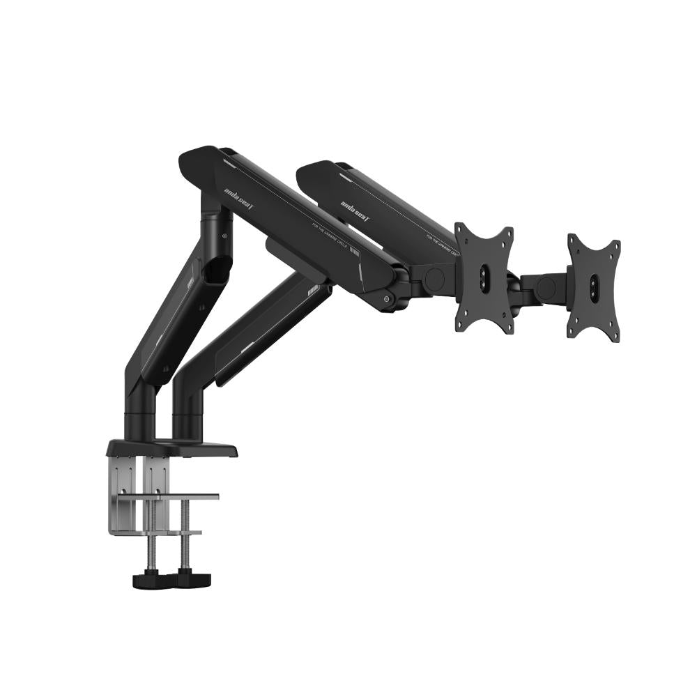 AndaSeat Stealth PRO II Duo A9-2S Ergonomic Dual Monitor Arm | Gas Spring | Dual 17"–42" Monitor Support | Up to 15kg Per Arm
