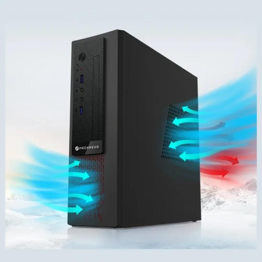 Mechrevo P7 Desktop PC | Intel Core i5-13420H | 16GB DDR4 | 512GB SSD | Intel UHD Graphics | Windows 11 Pro | WiFi 6 | Bluetooth 5.2 | 23.8" FHD V2400 Monitor | Keyboard & Mouse