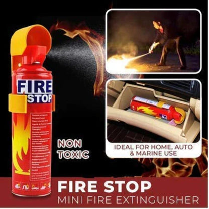 Fire Stop Extinguisher Spray 500ml | Portable Fire Safety Spray | Ready-to-Use Emergency Fire Protection