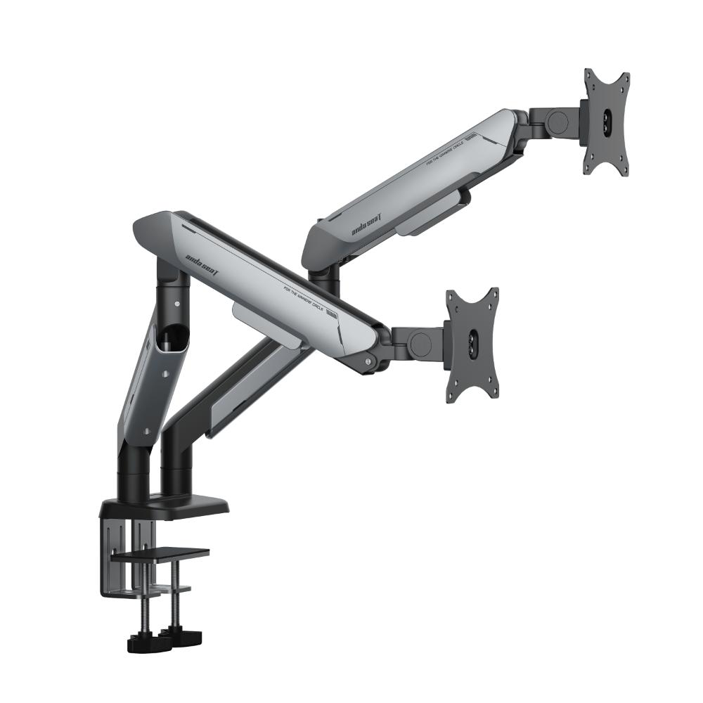 AndaSeat Stealth PRO II Duo A9-2S Ergonomic Dual Monitor Arm | Gas Spring | Dual 17"–42" Monitor Support | Up to 15kg Per Arm