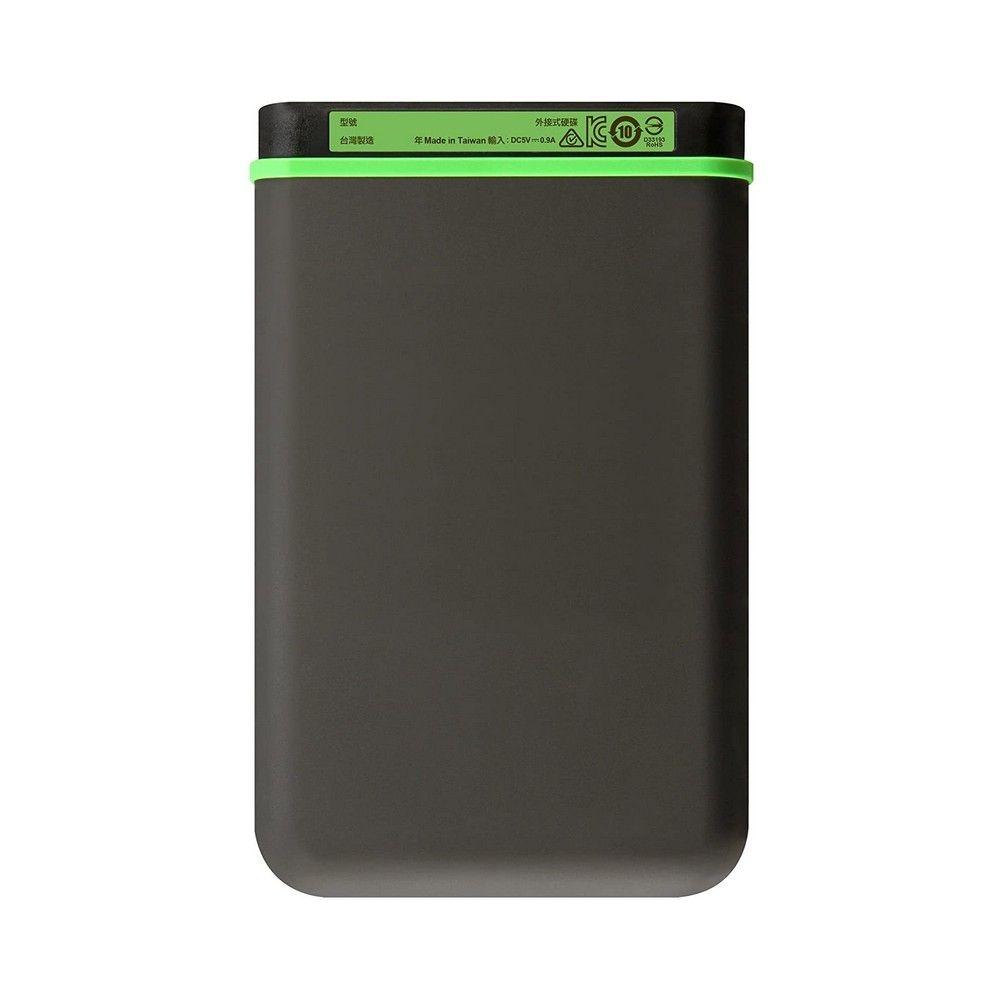 Transcend StoreJet 25M3 | Rugged Portable External Hard Drive | USB 3.1 Gen 1, Anti-Shock, One-Touch Backup (1TB / 2TB / 4TB)