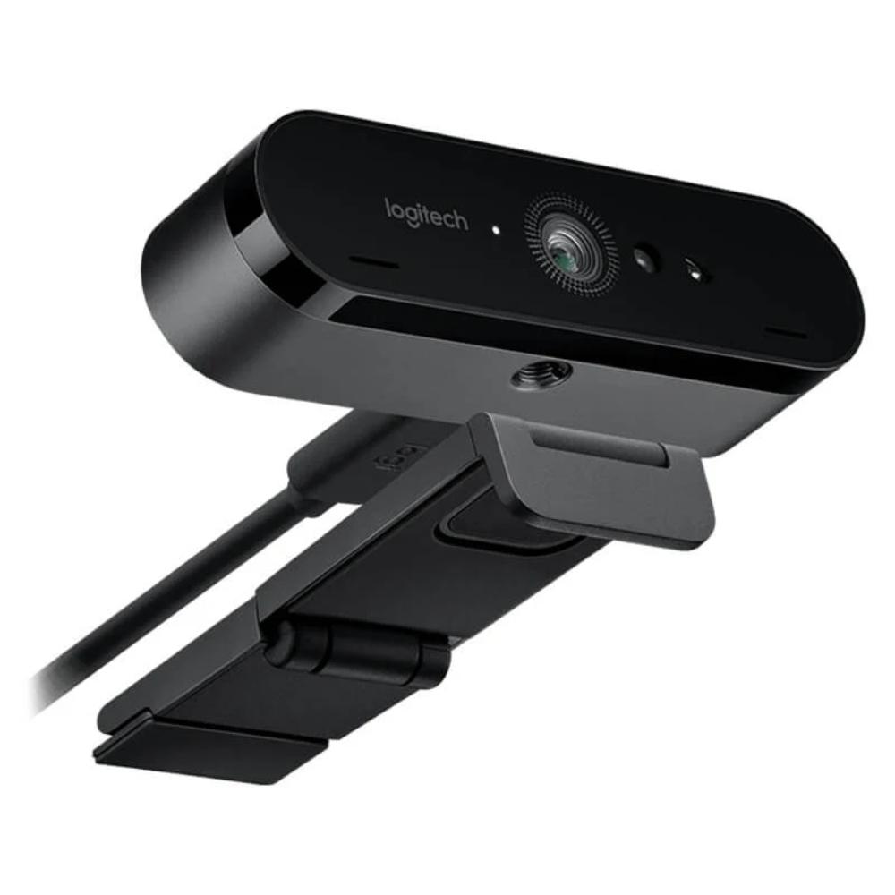 Logitech Brio 4K Ultra HD Business Webcam | 4K 30fps | 1080p 60fps | 13MP | Windows Hello | RightLight 3 | Autofocus | 5x Digital Zoom | Dual Noise-Canceling Mics