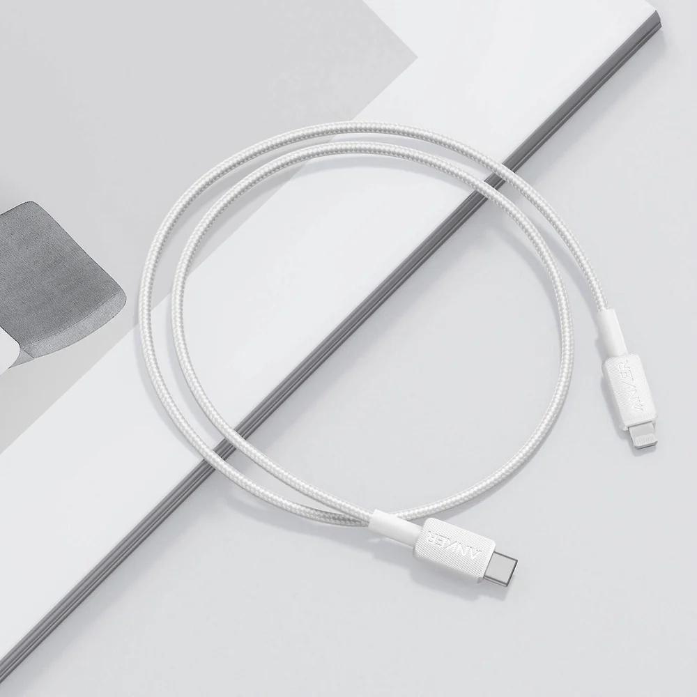 Anker 310 USB-C to Lightning Cable A81A6 | Braided Fast Charging Cable | MFi Certified | For iPhone, iPad & AirPods