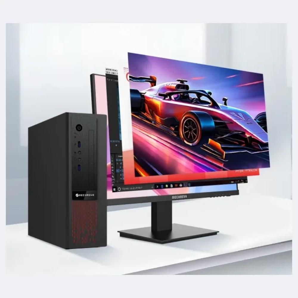 Mechrevo P7 Desktop PC | Intel Core i5-13420H | 16GB DDR4 | 512GB SSD | Intel UHD Graphics | Windows 11 Pro | WiFi 6 | Bluetooth 5.2 | 23.8" FHD V2400 Monitor | Keyboard & Mouse