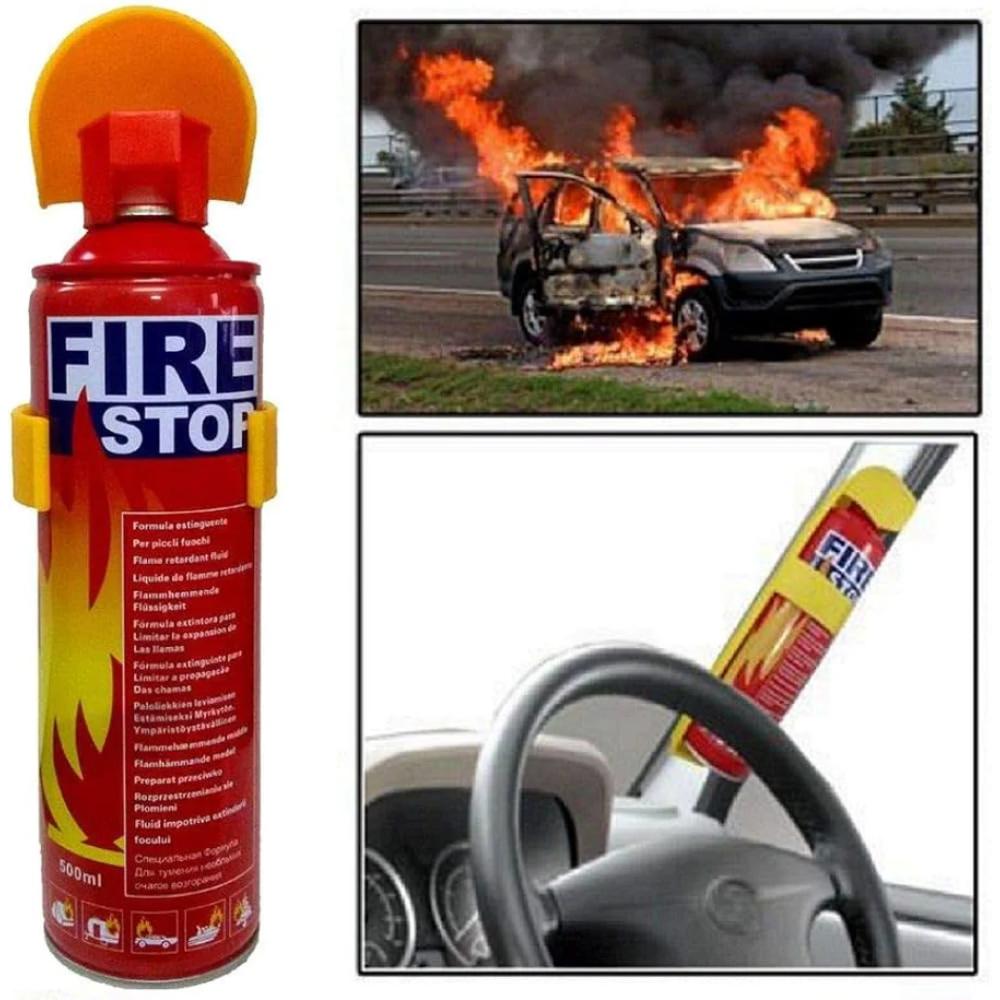 Fire Stop Extinguisher Spray 500ml | Portable Fire Safety Spray | Ready-to-Use Emergency Fire Protection
