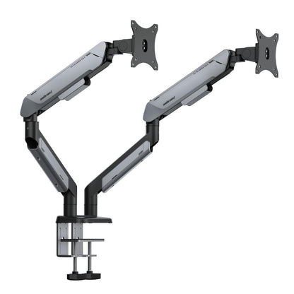 AndaSeat Stealth PRO II Duo A9-2S Ergonomic Dual Monitor Arm | Gas Spring | Dual 17"–42" Monitor Support | Up to 15kg Per Arm