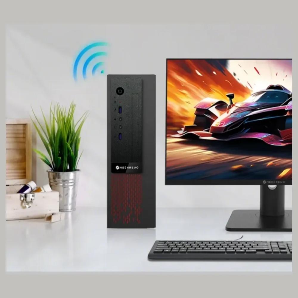 Mechrevo P7 Desktop PC | Intel Core i5-13420H | 16GB DDR4 | 512GB SSD | Intel UHD Graphics | Windows 11 Pro | WiFi 6 | Bluetooth 5.2 | 23.8" FHD V2400 Monitor | Keyboard & Mouse