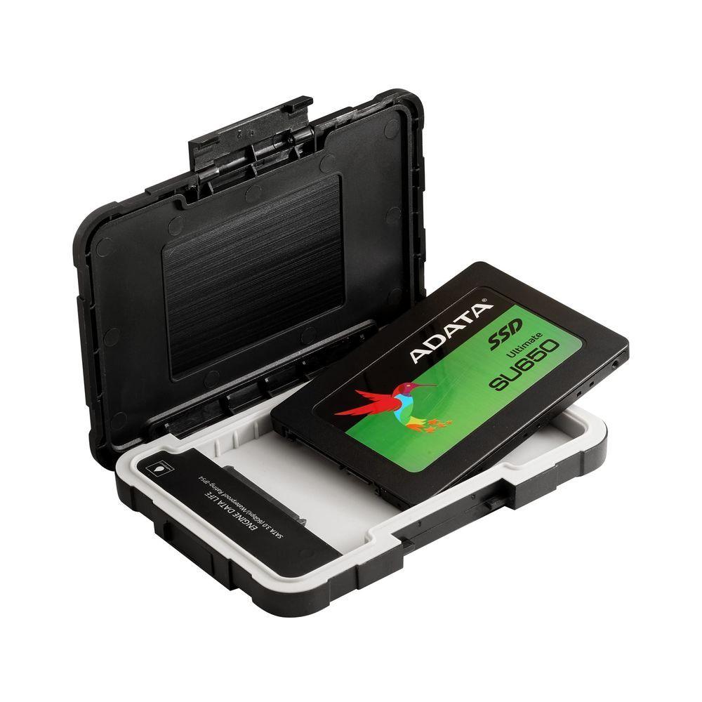 ADATA ED600 | 2.5″ HDD/SSD External Enclosure | Tool-Free Design | IP54 Protection | USB Interface