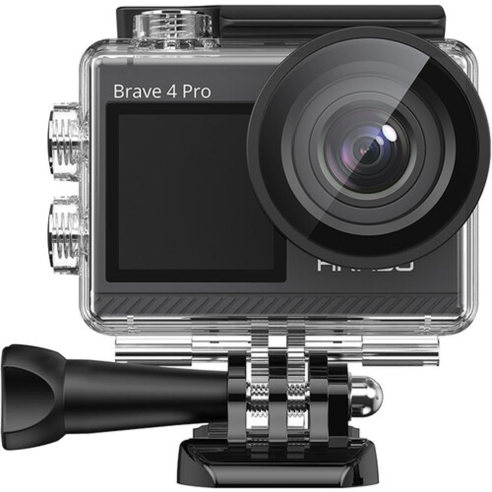 AKASO Brave 4 Pro | 4K30fps, 20MP, Dual Display, EIS, Waterproof 131ft, WiFi, 3 Batteries