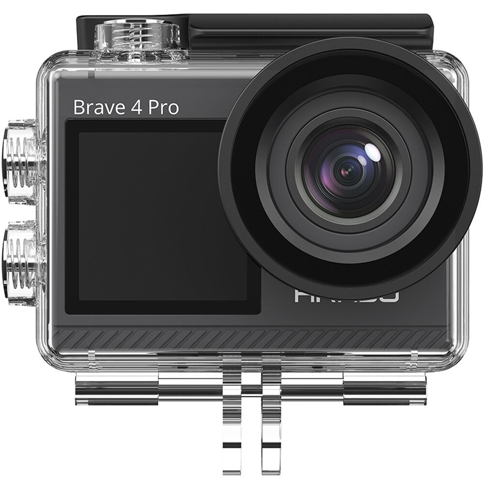 AKASO Brave 4 Pro | 4K30fps, 20MP, Dual Display, EIS, Waterproof 131ft, WiFi, 3 Batteries