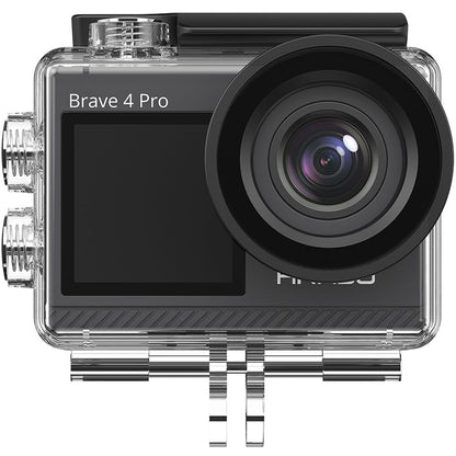 AKASO Brave 4 Pro | 4K30fps, 20MP, Dual Display, EIS, Waterproof 131ft, WiFi, 3 Batteries