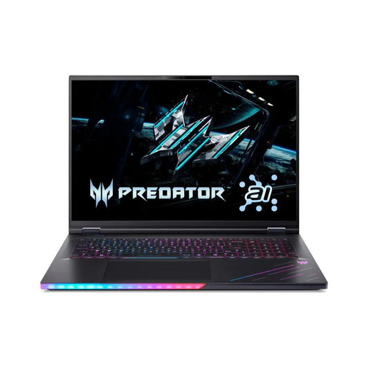 Acer Predator Helios 18 AI PH18-73-99HE | Intel Core Ultra 9 275HX | 96GB DDR5 | 2TB PCIe 5.0 SSD | NVIDIA GeForce RTX 5090 24GB | 18" WQUXGA 4K Mini LED 240Hz / 120Hz | Windows 11