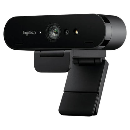 Logitech Brio 4K Ultra HD Business Webcam | 4K 30fps | 1080p 60fps | 13MP | Windows Hello | RightLight 3 | Autofocus | 5x Digital Zoom | Dual Noise-Canceling Mics