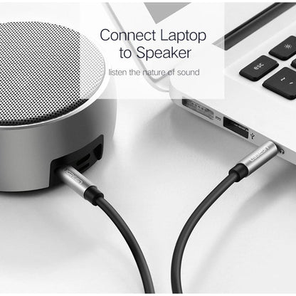 UGREEN AV119 | 3.5mm Male to Male AUX Audio Cable | 1M / 2M / 3M | Gold-Plated Connectors