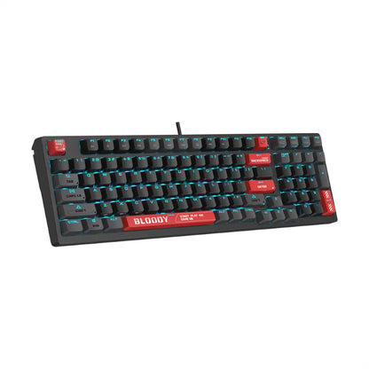 Bloody Alpha AT98 Optical Switch Mechanical Keyboard | Light Strike Optical Switch, RGB, USB, Bloody Red, US Layout