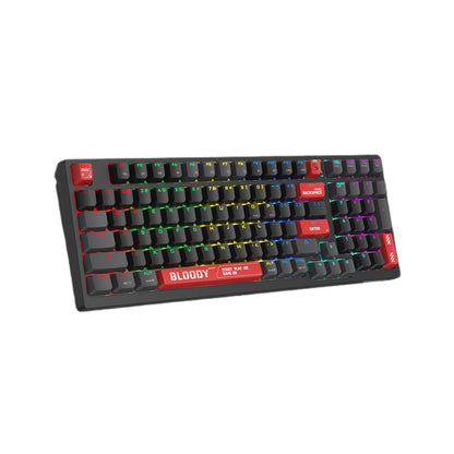 Bloody WS98 RGB Wireless Mechanical Keyboard | 98 Keys, BLMS Red Switch, Dual Mode (Wireless + USB), RGB, Bloody Red, US Layout