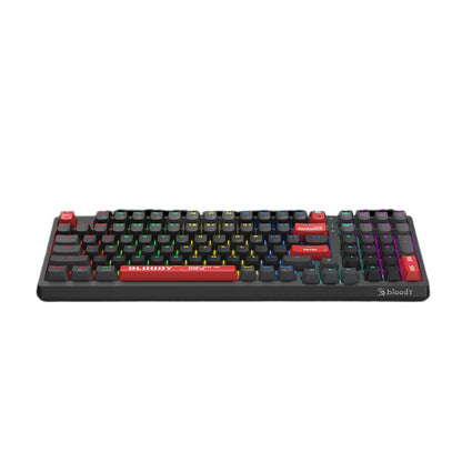 Bloody WS98 RGB Wireless Mechanical Keyboard | 98 Keys, BLMS Red Switch, Dual Mode (Wireless + USB), RGB, Bloody Red, US Layout