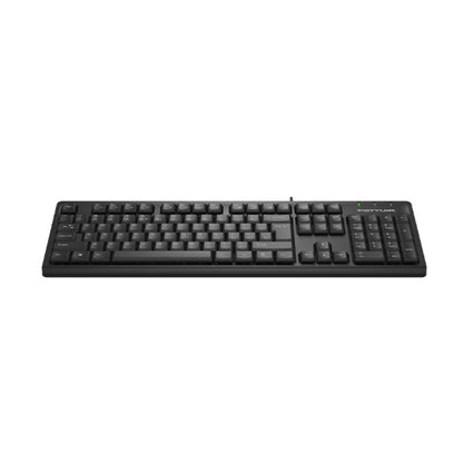 A4Tech FK12 Fstyler | USB Wired Keyboard, Slim Design, Spill-Resistant, Quiet Typing